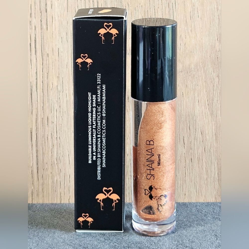 SHANA B Flaminglow Liquid Highlighter In Shade QUE CALOR NEW